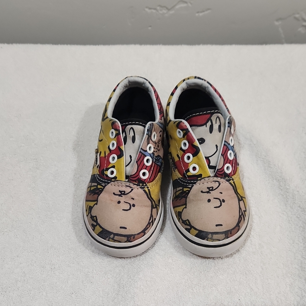 Vans Kids Cartoon Character Sneakers- Peanuts
